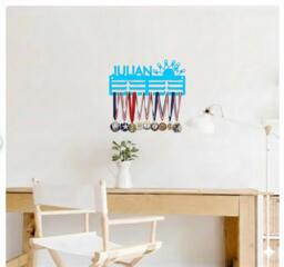 Custom Acrylic Bowling Medal Hanger Wall Art, Player Holder, Display Awards Sign, Lover Gifts, Rack
