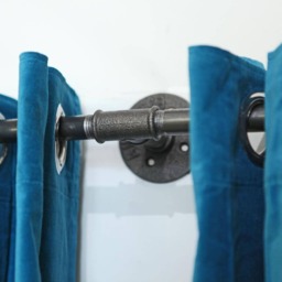 Gardinenstange Loft Stahl Curtain Rod Industriedesign Express Shipping - thumbnail 3