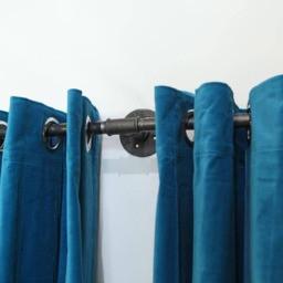 Gardinenstange Loft Stahl Curtain Rod Industriedesign Express Shipping - thumbnail 4