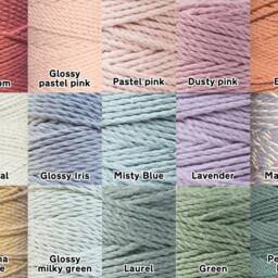 Personalised Macrame Rainbow Wall Hanging Oak Wood Nursery Decor - thumbnail 3
