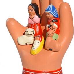 Peruvian Christmas Nativity Scenes, Terracotta Ceramic Scenes From The Andes, Most Beautiful in Peru - thumbnail 3