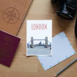 London Travel Poster - Retro Style Tower Bridge Art Print - thumbnail 3