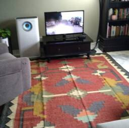 Red Custom Size Area Floor Rug - Home & Living Room, Bedroom, Kitchen & Dining Table - thumbnail 1