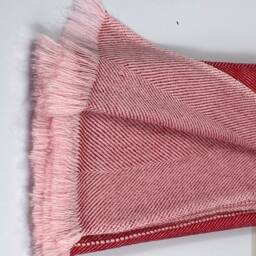 Handmade Woollen Blend Shawl Soft Pink Oversized Blanket Scarf - thumbnail 3