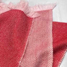 Handmade Woollen Blend Shawl Soft Pink Oversized Blanket Scarf - thumbnail 4