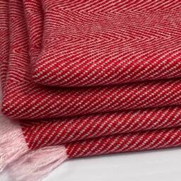 Handmade Woollen Blend Shawl Soft Pink Oversized Blanket Scarf - thumbnail 2