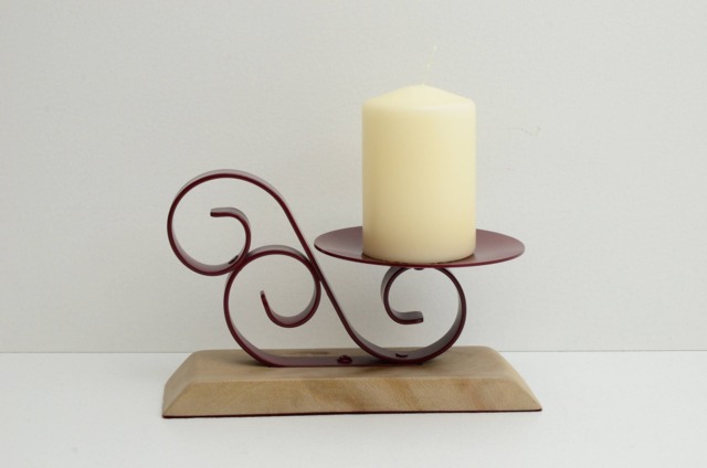 Bespoke Single Pillar Candle Holder - image 1