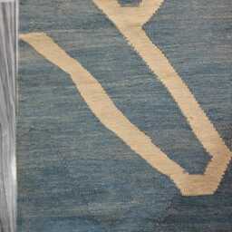 Minimalist Scandinavian Rug, Handmade Artisan Afghan Swedish Turkish Nordic Flatweave Natural Wool Kilim Rug 172x120 cm - thumbnail 4