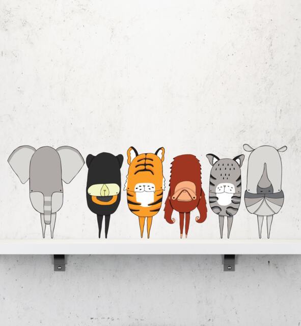 Wlf Indonesia Wall Sticker Decal - Kids Stickers, Animals Childrens Decals, Art, Room, Girl, Boy