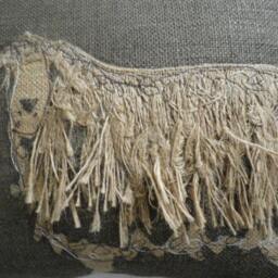 Hand Printed Exclusive Applique Curly Coated Sheep Cushion Cover - thumbnail 2