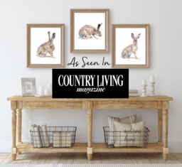 Hare Print, Animal Prints, Rabbit Painting, Watercolour Hare, Gifts, Wall Art, Country Home Decor, British Wildlife - thumbnail 1