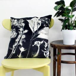 Handmade Floral Botanical Cushion, Spring's Spectre Design, Compliments Home Interiors, Perfect Decor - thumbnail 2