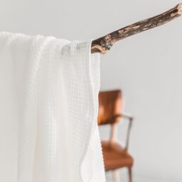 Linen Bath Towels Set, Linen Hand Waffle Towel, Whitebeach Towel, Waffle Towel, Guest Towel, Sauna Towel, Linen Face Towel - thumbnail 2