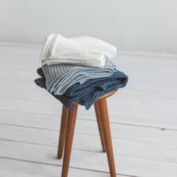 Linen Bath Towels Set, Linen Hand Waffle Towel, Whitebeach Towel, Waffle Towel, Guest Towel, Sauna Towel, Linen Face Towel - thumbnail 3