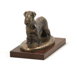 Cesky Terrier, Dog Wooden Base Statue, Limited Edition, Artdog - thumbnail 3