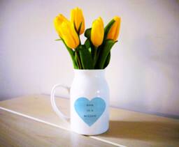 Vase For Mum/Mummy/Nanny/Grandma, Personalised Jug, Mother's Day Gift Her - thumbnail 1