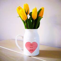 Vase For Mum/Mummy/Nanny/Grandma, Personalised Jug, Mother's Day Gift Her - thumbnail 3