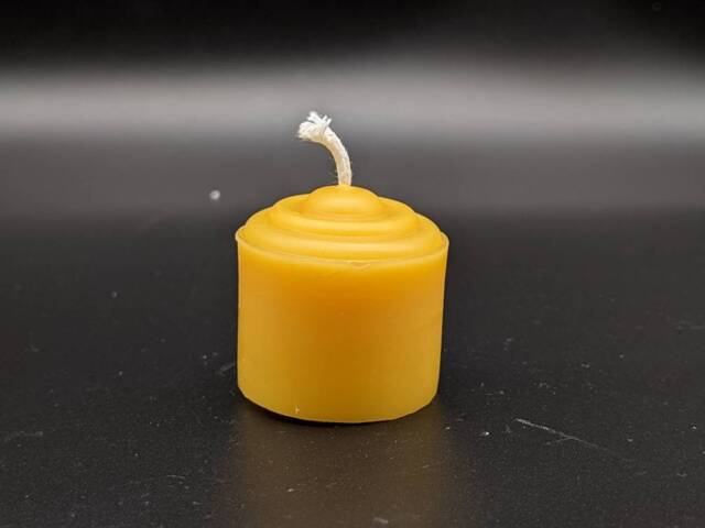 Beeswax Votive Candles - Votive Single 100% Pure Candle - image 1