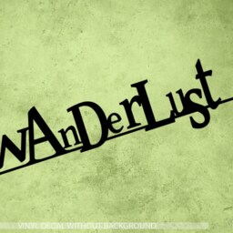 Camping Decal - Wanderlust Camper Decal Sticker Trailer Travel Vinyl Sticker & Wall Decals - thumbnail 2