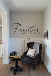 Families Are Forever Wall Decal - Vinyl Lettering Sticker Home Decor Wall Words Fa002 - thumbnail 1