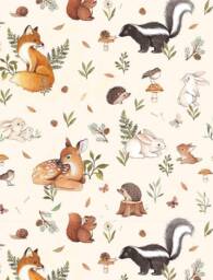 Personalized Baby Blanket-Personalized Animal Minky Blanket-Fox Blanket-Rabbit Blanket Girl Boy-Woodland Baby Blanket - thumbnail 1