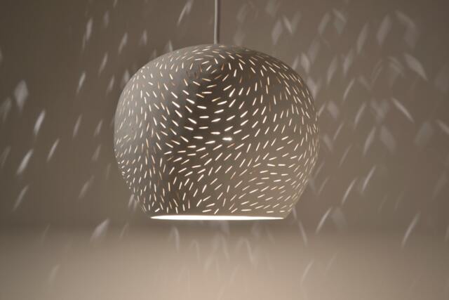 Handmade Ceramic Pendant Lamp - 7 - image 1
