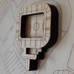 Madejski Stadium Wall Art Laser Engraved Wood, Reading Fc Gift - thumbnail 2