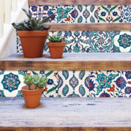 Kitchen Wall Decor, Vinyl Floor Tiles, Tile Decal, Stickers, Mosaic Art, Bathroom Pack Of 24 - Skuatt - thumbnail 2