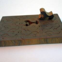 Lignum Vitae Hand Cut Wooden Jigsaw Puzzle - thumbnail 2