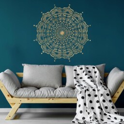 Mystery Mandala Wall Stencil - Mandala Wall Stencil Large For Painting On Wood Better Than Decals - thumbnail 1