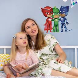 Pj Masks Hero Friends Wall Sticker, Decal, Pj Themed Bedroom, Masks Room - thumbnail 2