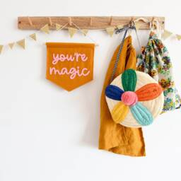 You're Magic Mini Felt Banner Nursery Wall Decor Kids Room Flag - thumbnail 2
