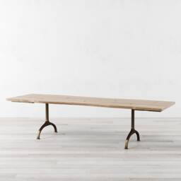 Nord Extendable Live Edge Natural Oak Dining Table - thumbnail 2