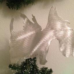Scottish Terrier Angel, Scottie Dog Christmas Tree Topper, Wreath Decoration, Holiday Lover Gift, Aluminum, Scotty - thumbnail 3