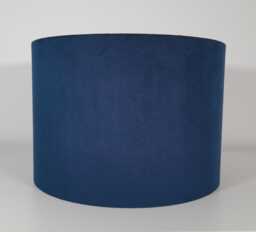 Navy Blue Velvet Drum Lampshade Table/Floor Lamp Or Pendant Fitting - thumbnail 1