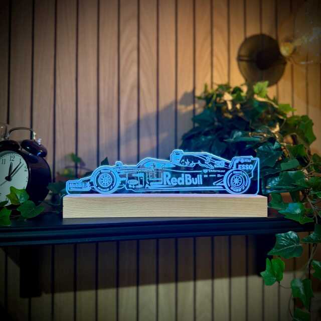 F1 Red Bull Night Light, Gift, Fan Gifts For Him, Her, Lights, Led Bedroom Light - image 1