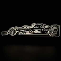 F1 Red Bull Night Light, Gift, Fan Gifts For Him, Her, Lights, Led Bedroom Light - thumbnail 4