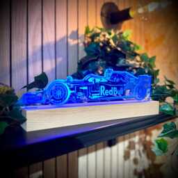 F1 Red Bull Night Light, Gift, Fan Gifts For Him, Her, Lights, Led Bedroom Light - thumbnail 2