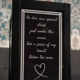 Sentimental Mother's Day Gift- Personalized Photo Lantern Handmade Memorial Gift With Led Lights - thumbnail 2