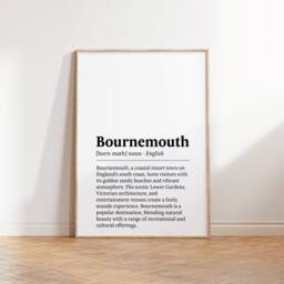 Bournemouth Print Set - Of 3 Watercolour Posters - Dorset Travel Prints Poster Pictures UK Wall Art Artwork Decor - thumbnail 3