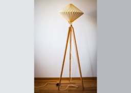 Tripod Floor Lamp Retro 60-70 Design Origami - thumbnail 1