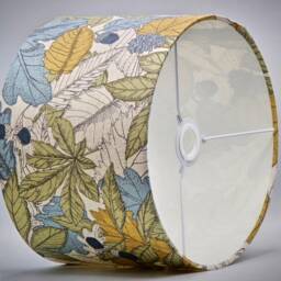 Autumnal Leaves Lampshade Table Floor Lamp/Ceiling Pendant Small Medium Large, 15cm 20cm 25cm 30cm 35cm 40cm UK Fabric Drum Light Shade - thumbnail 3