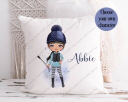 Horse Cushion, Pillow, Rider, Personalised Cushion, Gift For Horse Rider, Her, Lover, Trainer - thumbnail 1