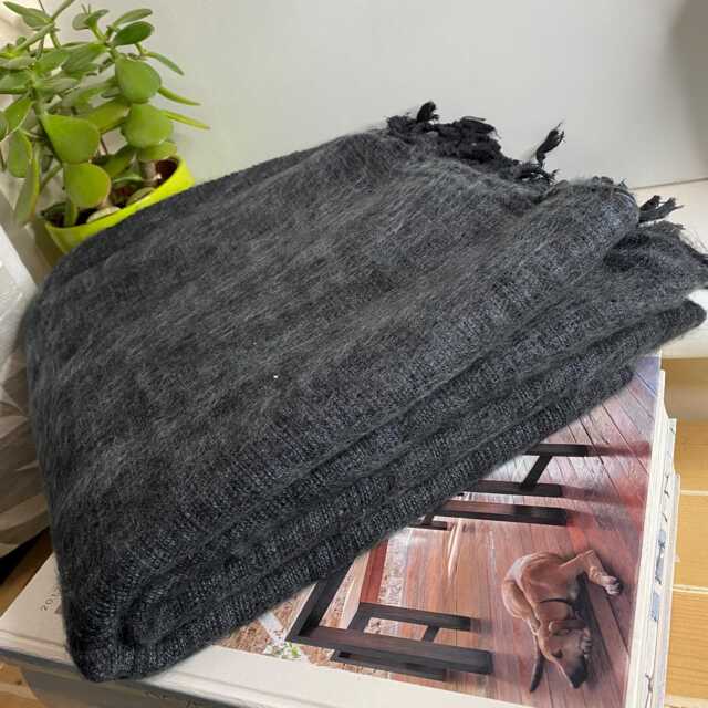 Hand-Loomed Yak Wool Blend Blanket Living Room Sofa Throw Fairly Traded From Nepal Home Accessories Ideal Gift Yoga Camping Warp L31 - image 1