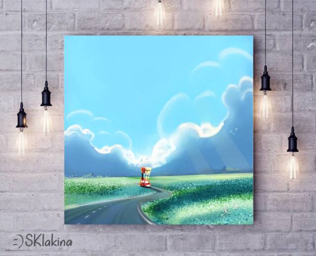 To The End Of Earth... Art Print - Chili Poster Gift Decor/Room Wall
