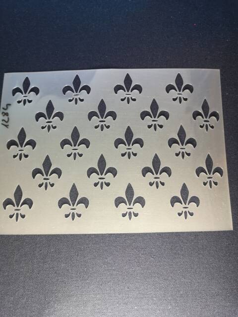 Fleur De Lis Stencil, Flexible, Reusable, 125Mic, Wall Decor, Home, Decor, Furniture Painting, Card Making, Craft Stencil From Bitofeverythingbyb