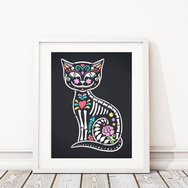 Gato Muerto Wall Art Stencil - Reusable Stencils Diy Home D??cor Easy - image 1