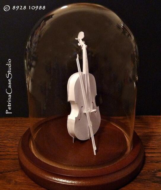 Violin Paper 3D Sculpture -Any Theme, Hobby, Sport Or Profession Design 8928 Keepsake - image 1
