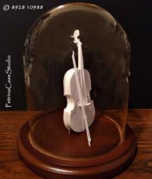Violin Paper 3D Sculpture -Any Theme, Hobby, Sport Or Profession Design 8928 Keepsake