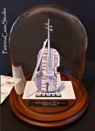 Violin Paper 3D Sculpture -Any Theme, Hobby, Sport Or Profession Design 8928 Keepsake - thumbnail 3